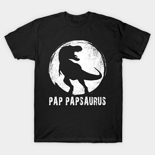 Pap Papsaurus T Rex Dinosaur T-Shirt by Tuyetle